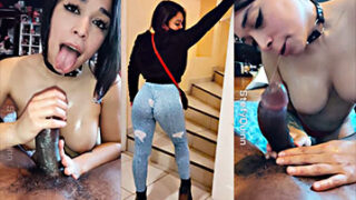 Stefy Quinn Xxx Vídeo porno de Stefy Quinn tragándose una polla negra