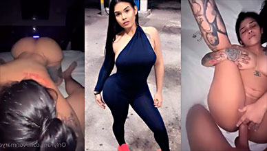 Video porno de Von Marye creando contenido para su página azul