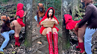 Yen La China Xxx Yen La China Vestida De Caperucita Roja Follando Con El Lobo