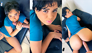 Fadynha Xxx Es espectacular como esa brasileña puede manejar esa enorme polla.