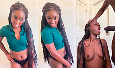 Krystalwaters video xxx, Krystalwaters Porn La pequeña niña negra casi se ahoga con esa polla gruesa en su boca.