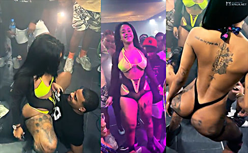 Bailarinas De Santana Barber Shop Le Sacan El Guevo En La Disco