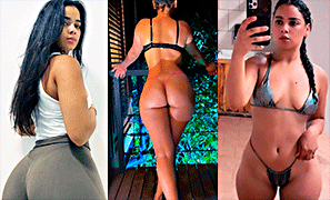 Dominicana Rosairis Toribio Abusando Con Sus Nalgas Perfectas