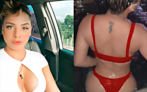 Rosay Marte La Rubia Del Toque De Queda Muy Puta En la Piscina