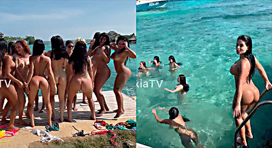 El Paraíso Esta En Colombiana, Lleno De Lesbianas Controladas Por Steffy Moreno
