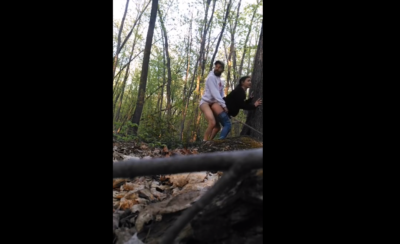 Nunca Pensaron Que Lo Estaban Grabando En El Bosque