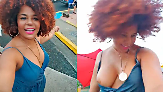 Grave Accidente Con La Dominicana Cheddy García, Se Le Sale Una Teta
