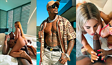 Black Jason Luv fucking in threesomes with CJ Miles and Ema Karter