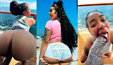 Kayla Otto fucking on a yacht with a sea view and a big cock