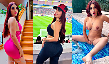 La Pelirroja Jessica Sodi Invitándote A La Piscina A Masturbarse