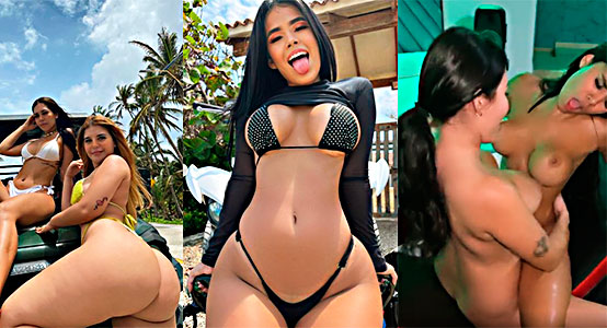 Latina Isabela Ramírez Y Michelle Rabbit Borrachas Con 2 Lesbianas