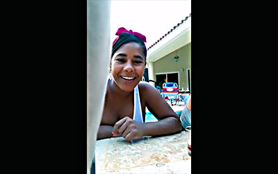 Morena Dominicana Pasando La Cuarentena Con Su Novia