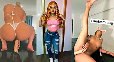 Masha Se Mete Rico Consolador En su Toto Rosado