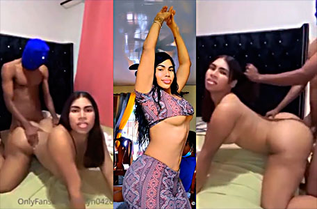 Rompiendo El Culo Del Transexual Dominicano Darlyn Castillo