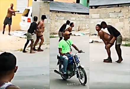 Vagabundos Dominicanos Follando En Los Minas Y Le Tiran Piedras