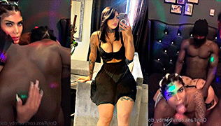 Transexual Dominicano La Gold, Es Reventada Analmente Por 2 Negros