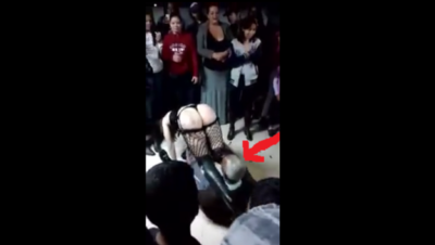El Viejo Casi Muere En El Culo De La Stripper
