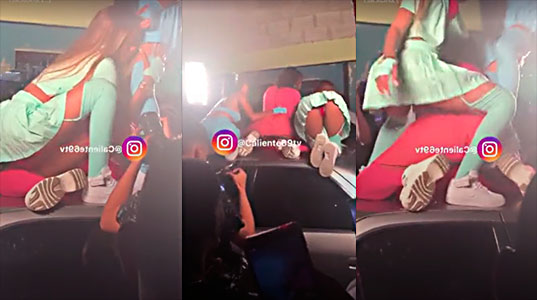 Yailin La Mas Viral Trato De Tapar El Toto De La Perversa Pero Tarde