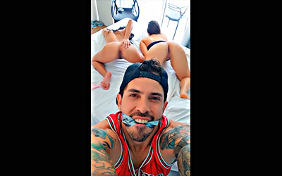 boy very lucky to have threesomes with two beautiful whores
