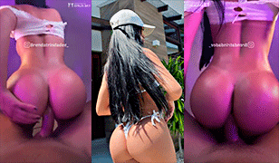 first anal of the famous Brenda Trindade with a fat cock