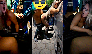 her best friend records while 3 dudes fuck her one after another