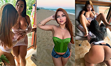 little Brida Nunes faces a lesbian with huge buttocks  ‍