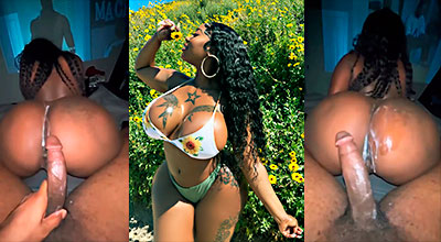 porn video of Victoria Cakes destroying a big black cock