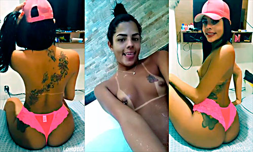 Beautiful tranny breaks several butt then has anal sex