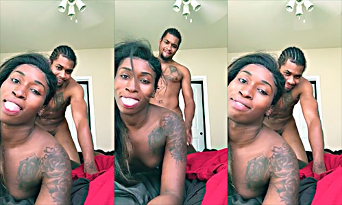 African American breaks transsexual’s ass